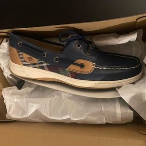 New in box Women’s Sperry Top Sider loafers size 8.5.  See pictures.